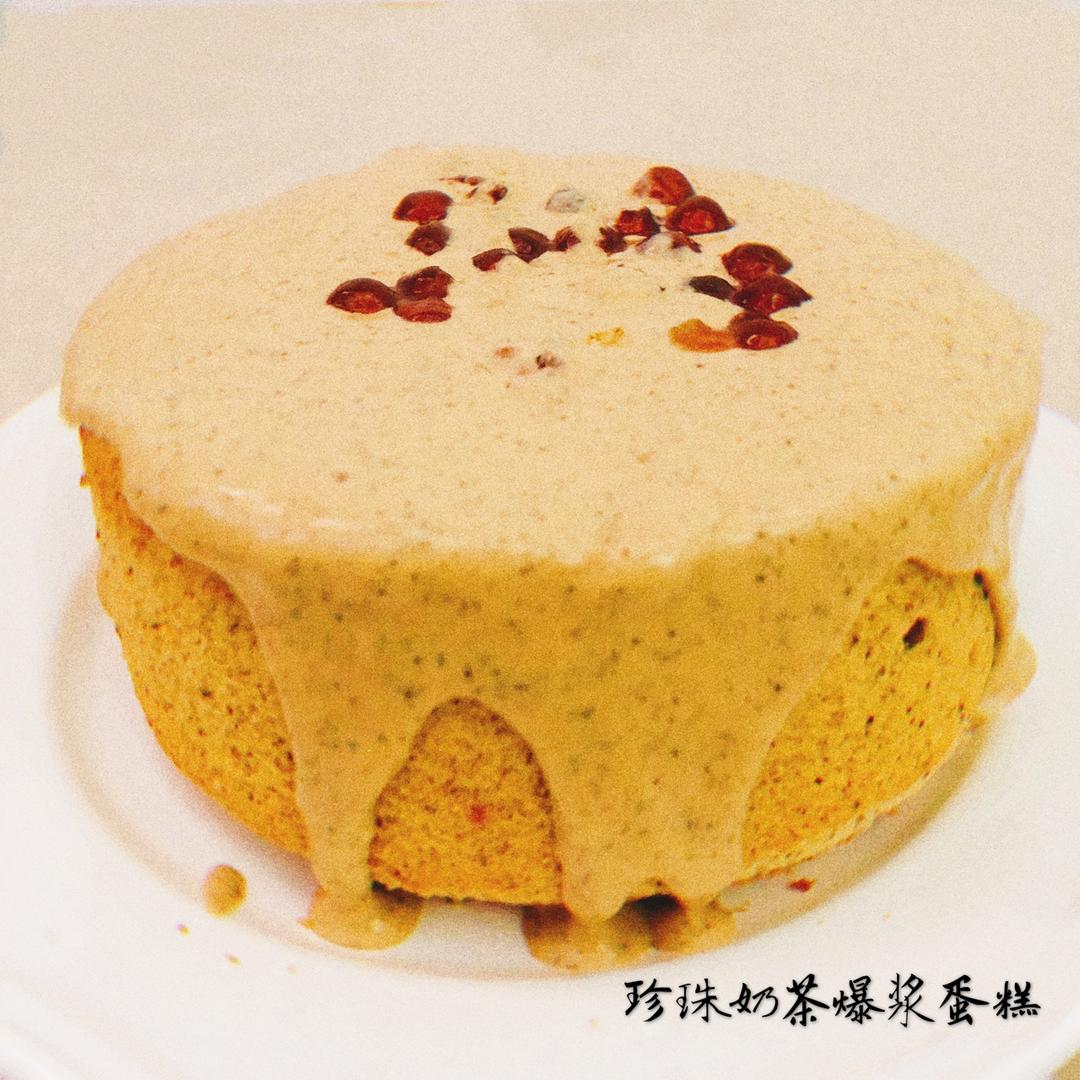 珍珠奶茶雪崩蛋糕【曼食慢语】