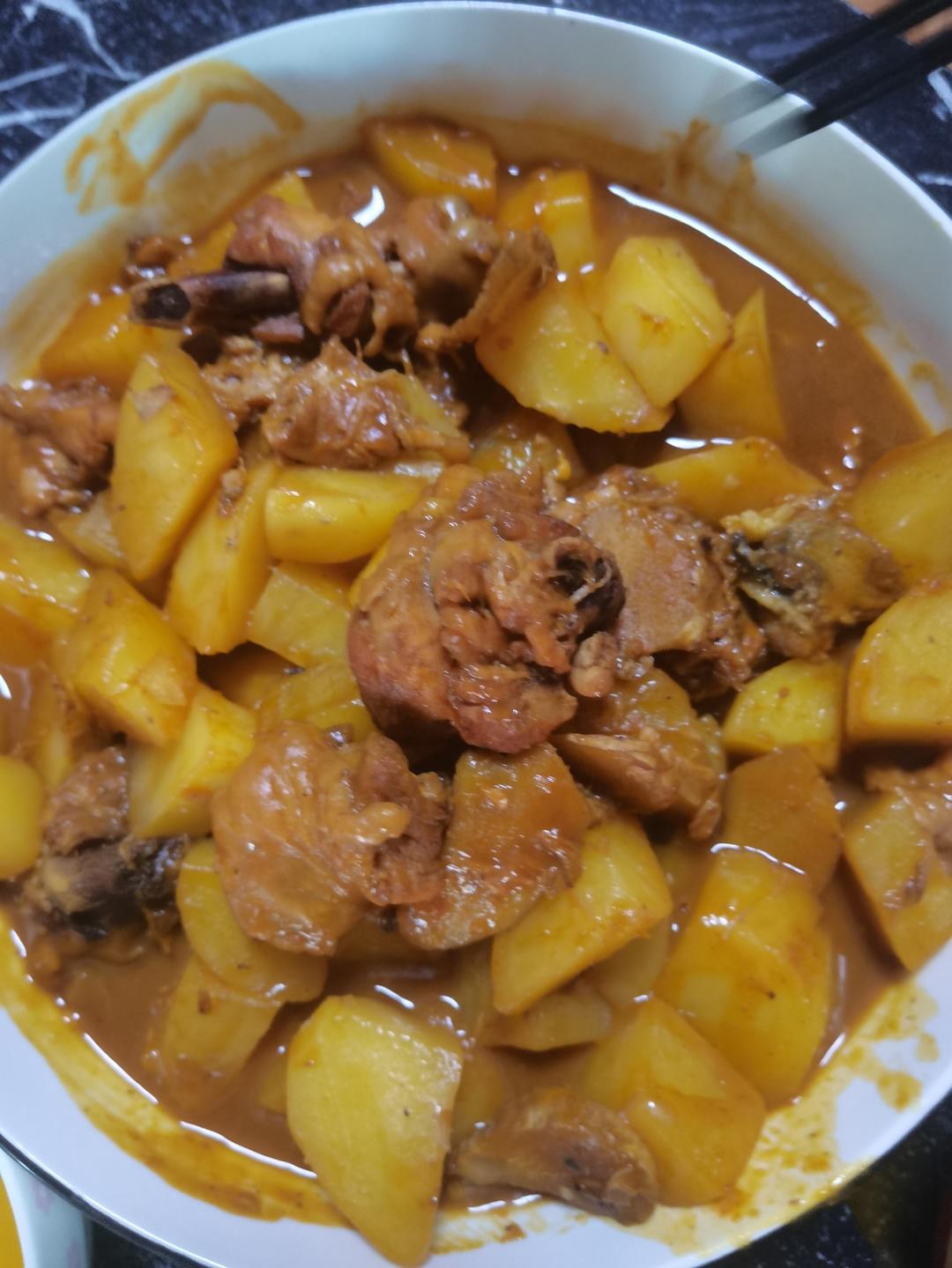 简单到不用看菜谱的土豆烧鸡块