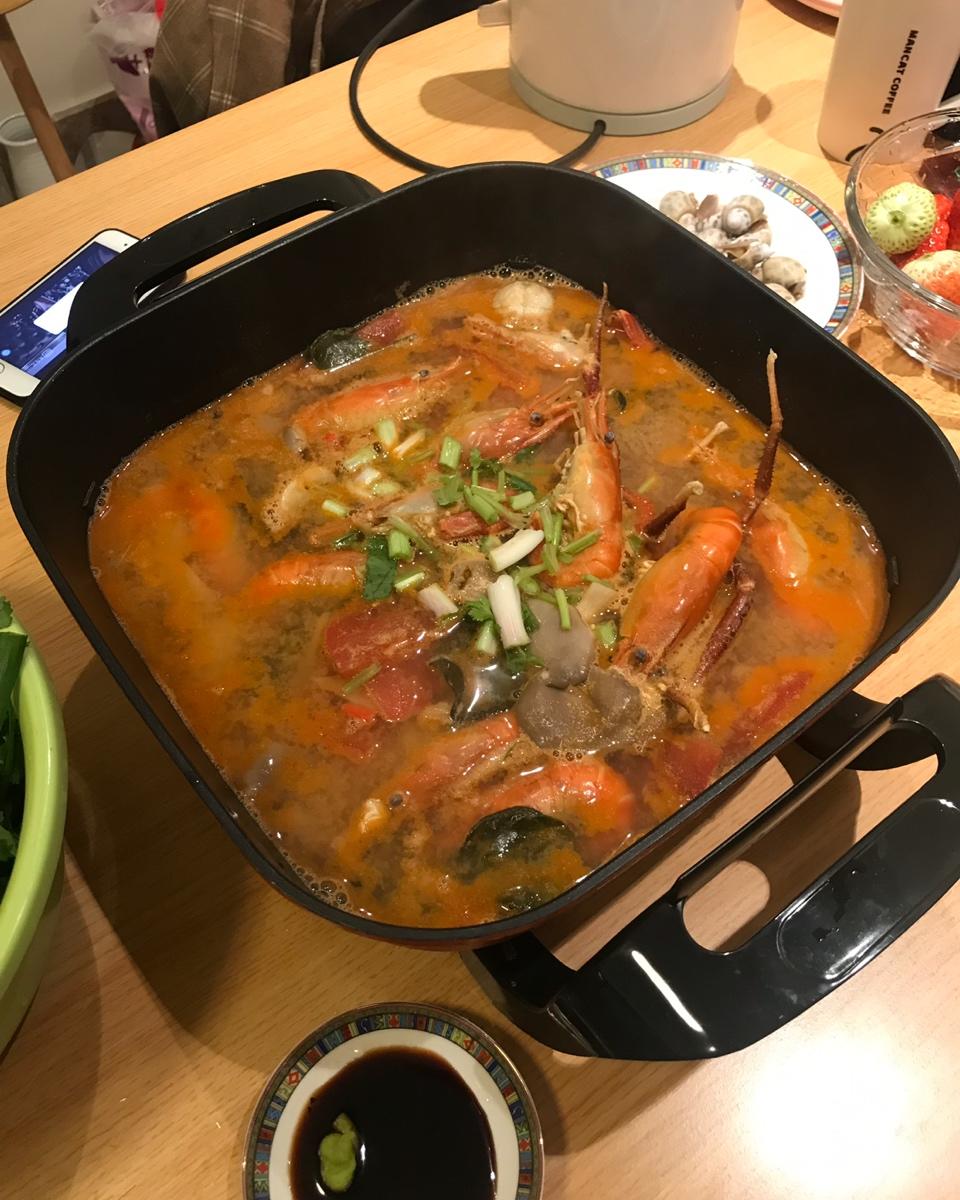 家庭冬阴功汤火锅🍲