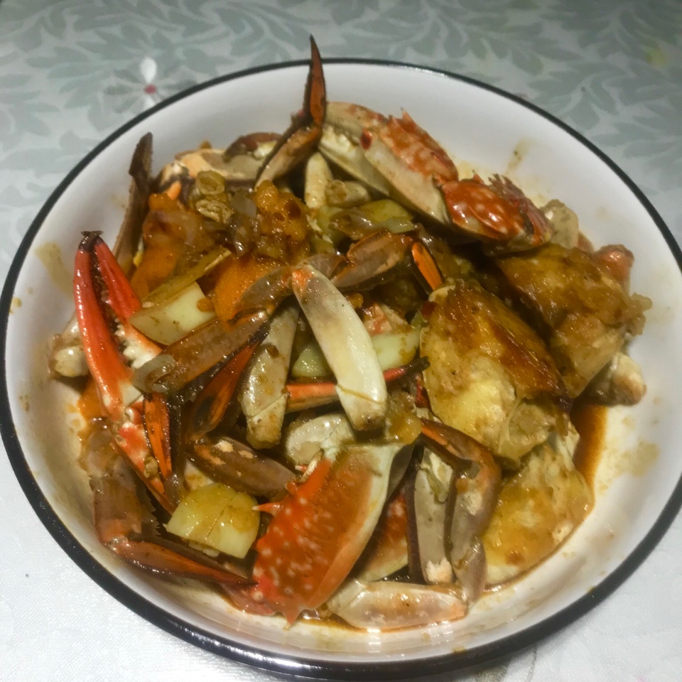 葱姜梭子蟹