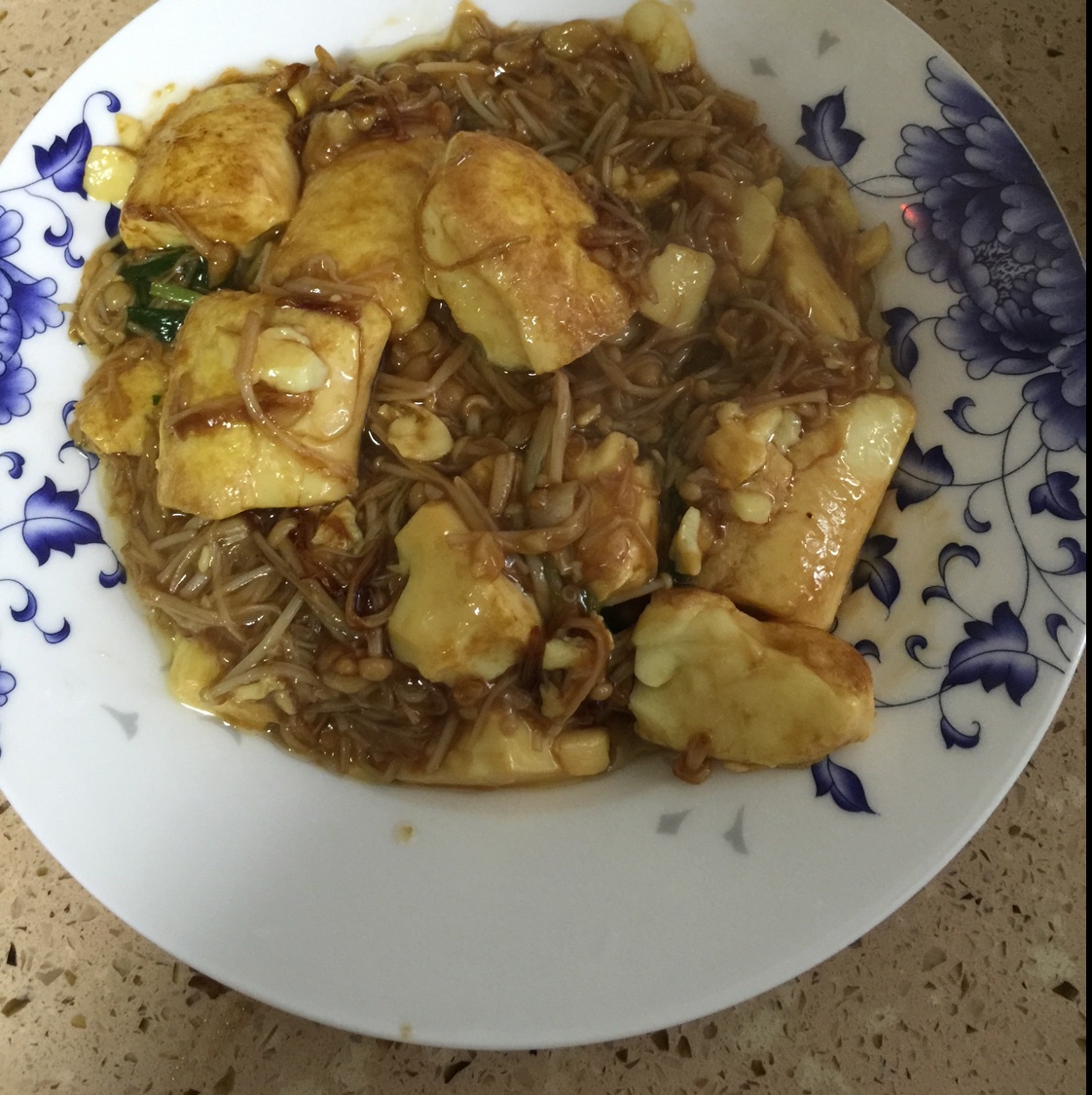 超级下饭菜--金针菇日本豆腐