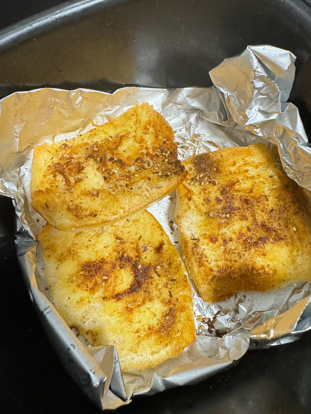 烤馒头片-烤箱和空气炸锅都可以~~娃爱吃的早餐