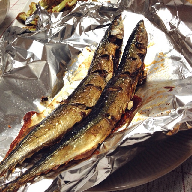盐烤秋刀鱼