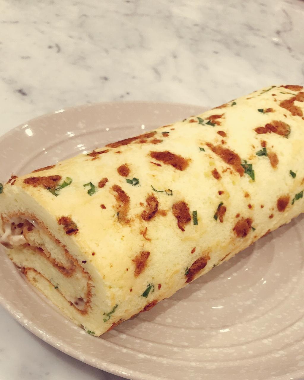 香葱肉松肥蛋糕卷～