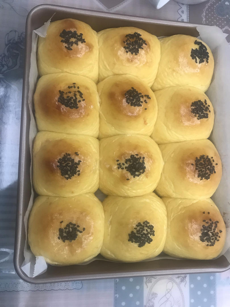 汉堡小餐包-冷藏中种法（松软好吃）