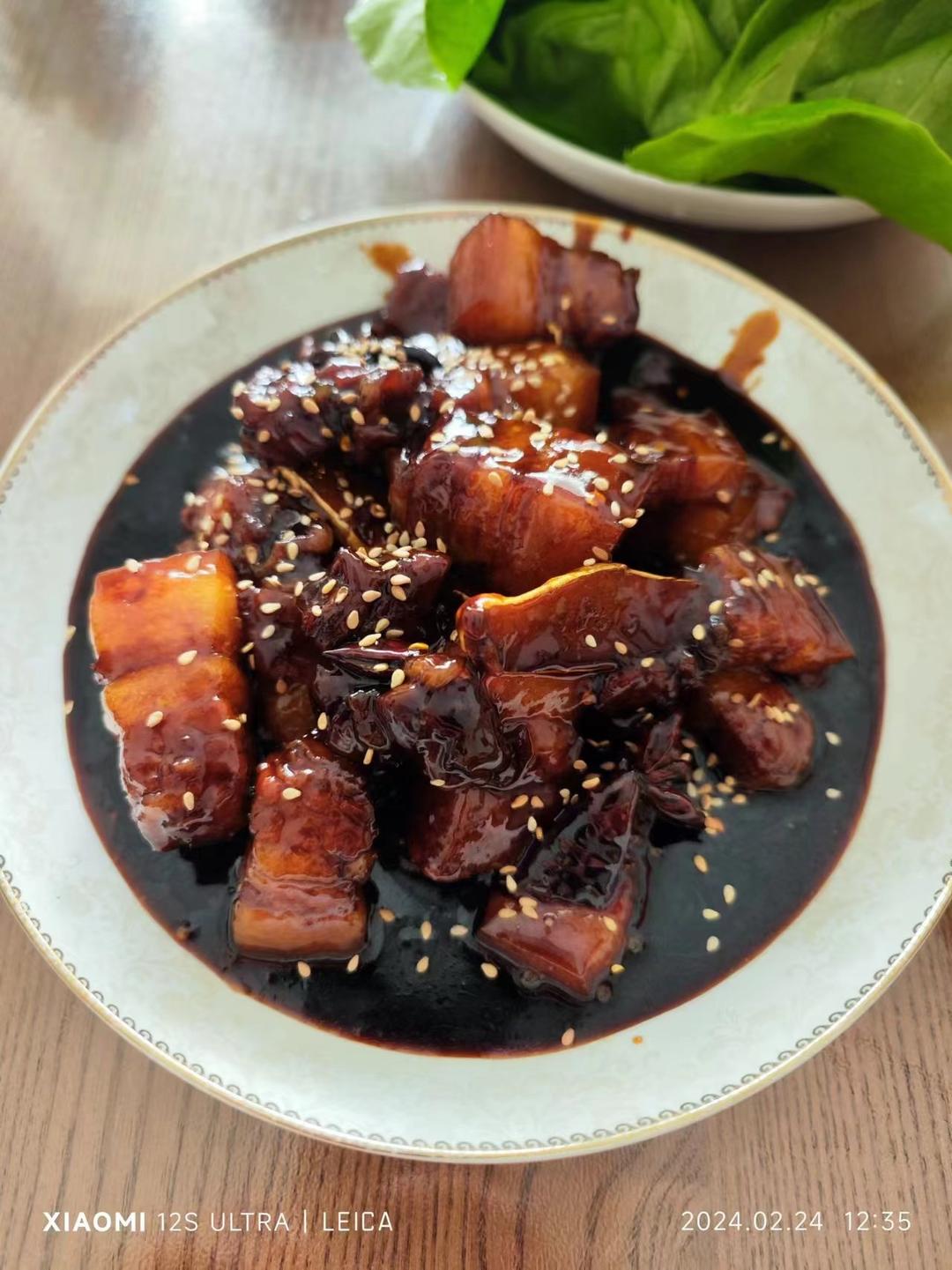 不焯水不放油的家常红烧肉