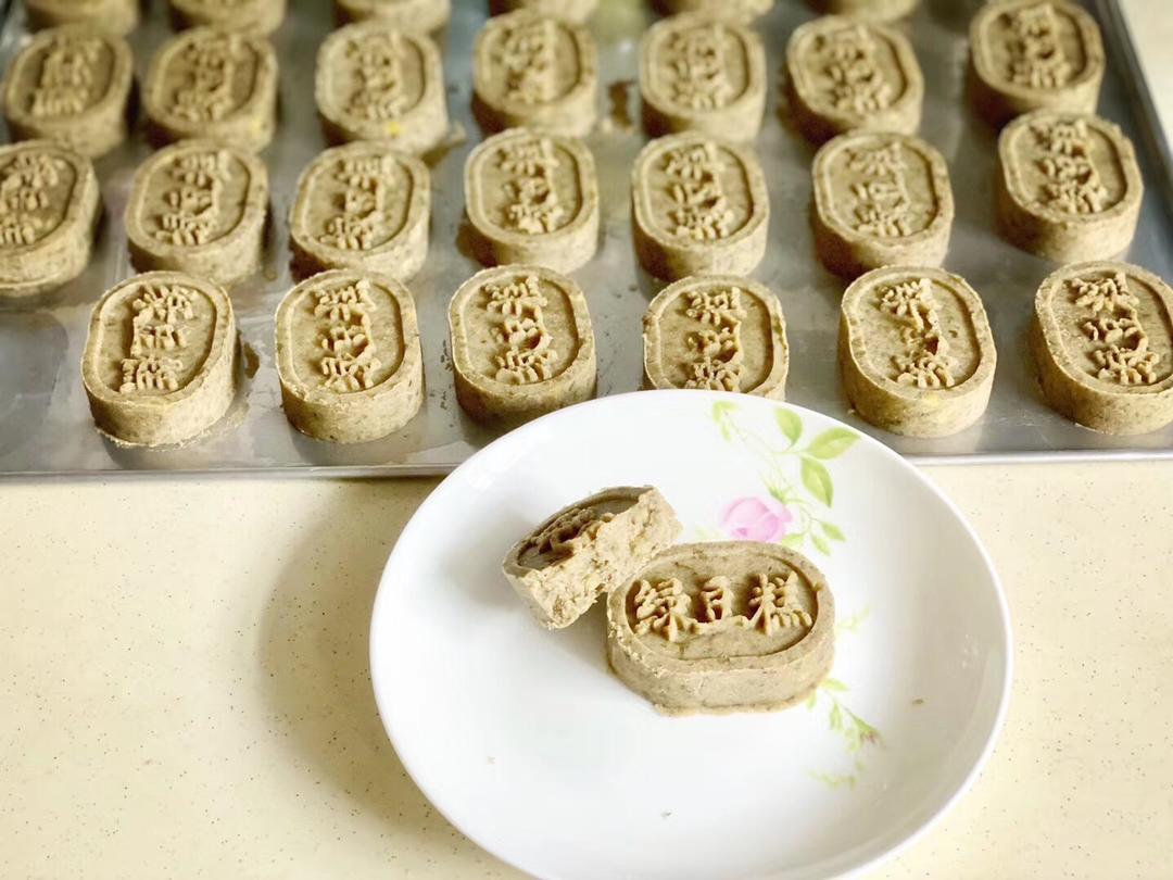 传统带皮绿豆糕