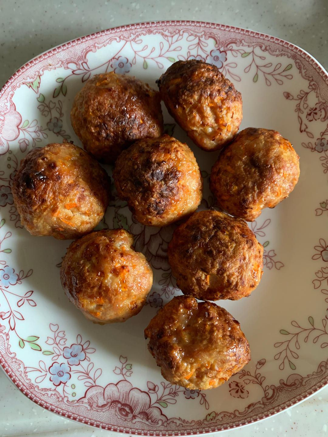 胡萝卜猪肉丸子（空气炸锅版）