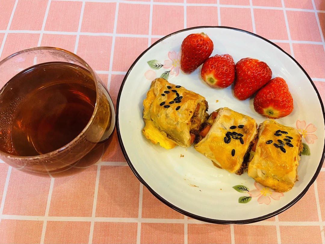香酥火腿肉松卷