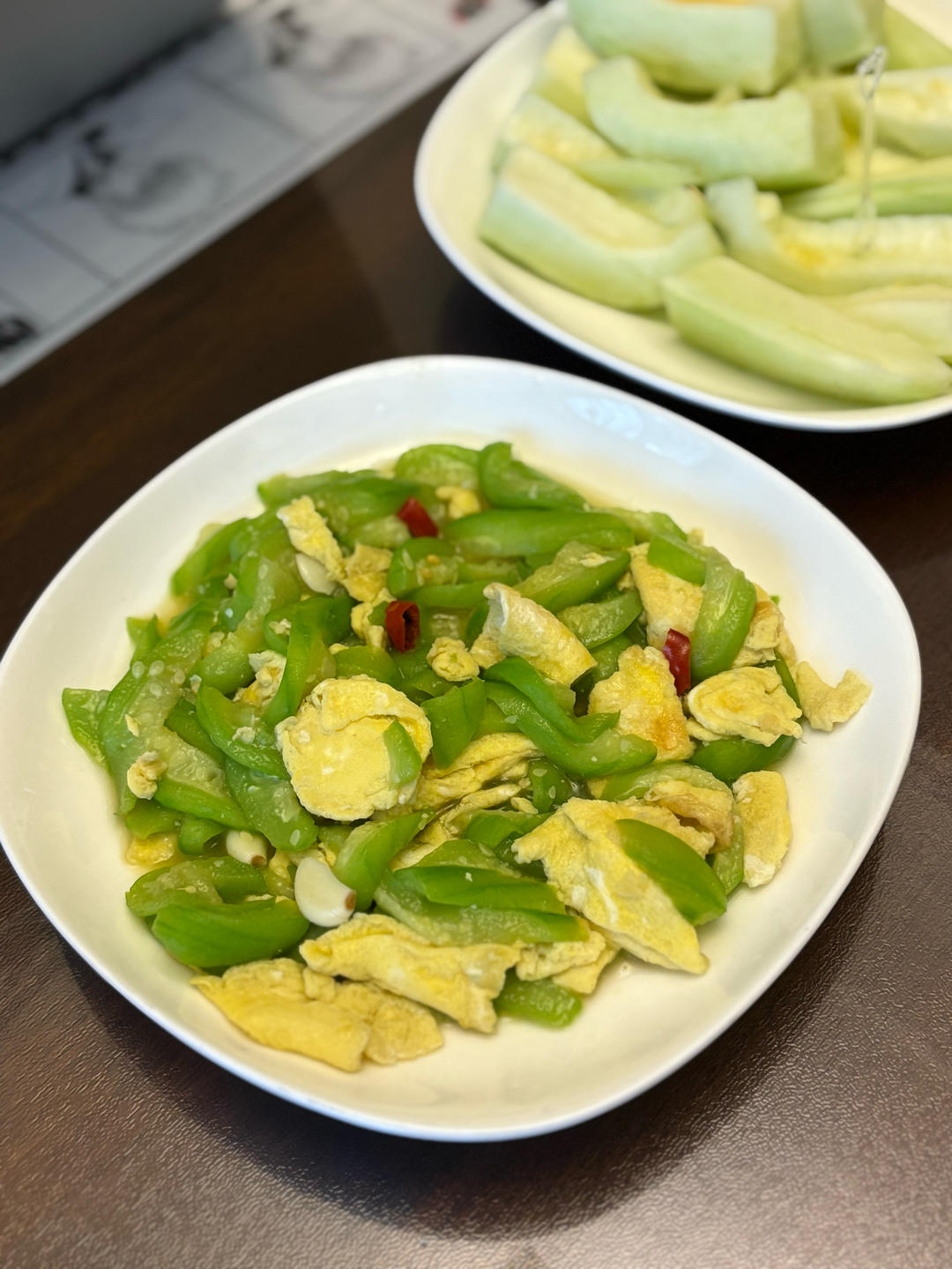 简单快手，五分钟搞定的丝瓜炒蛋