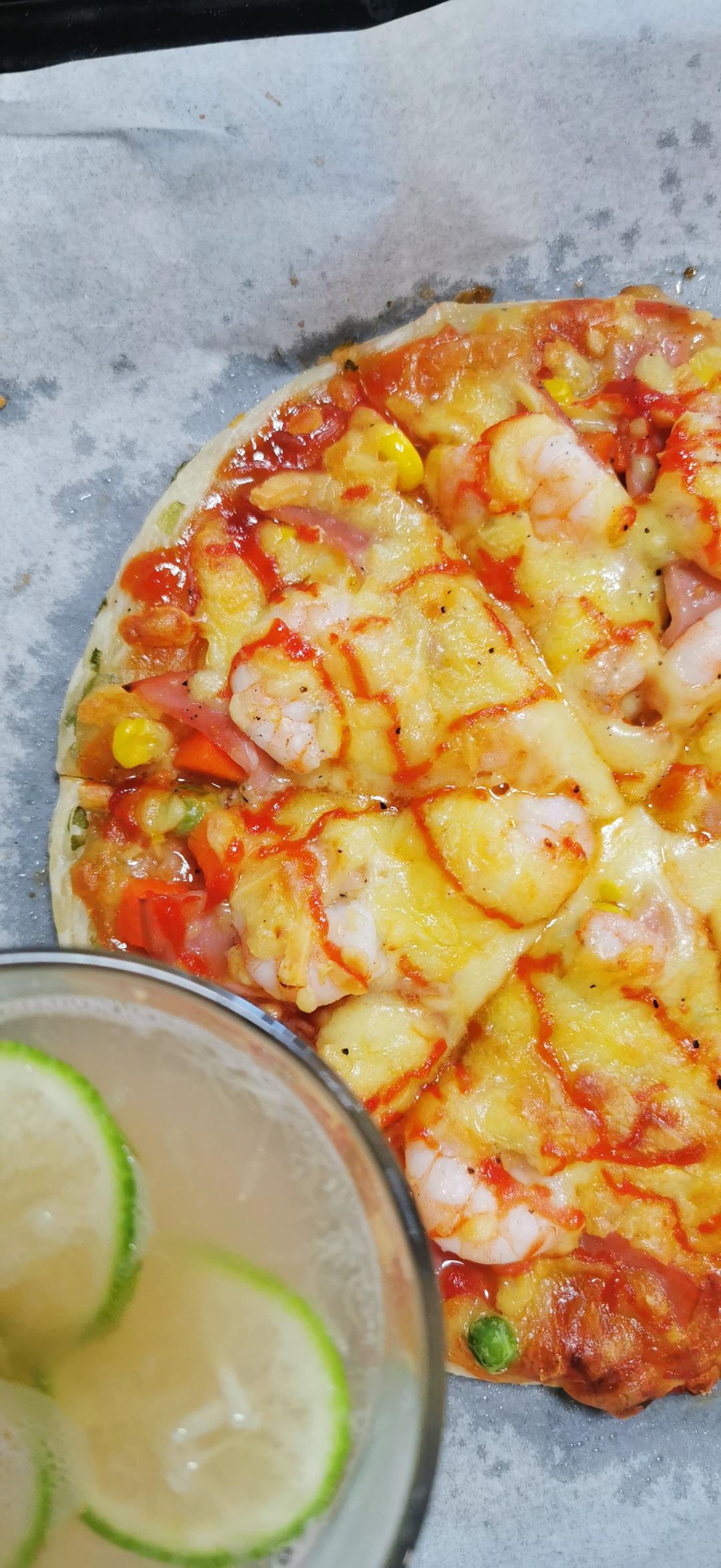 8寸纯手工什锦披萨