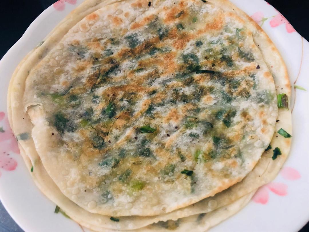葱油饼（饺子皮版）