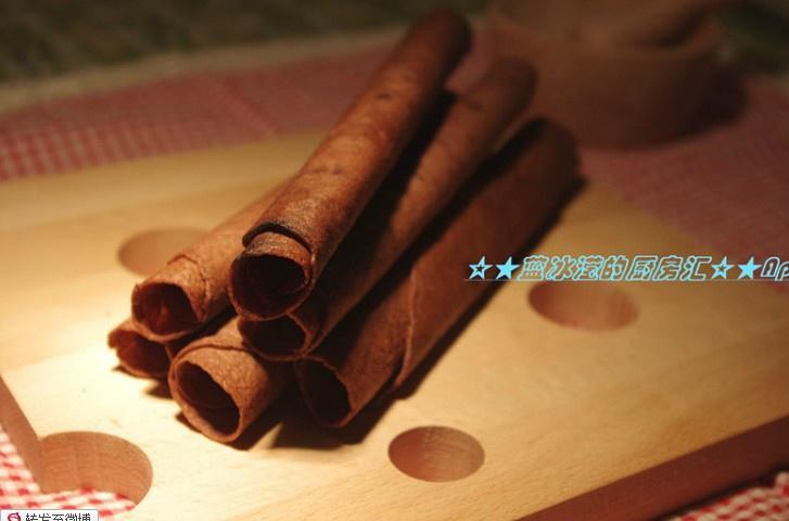 巧克力蛋卷的做法