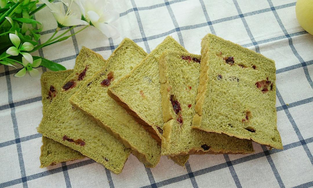 抹茶蔓越莓吐司