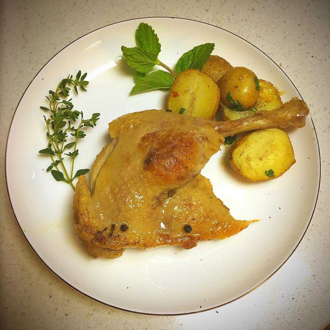 黄油土豆油封鸭腿【食材包操作说明】