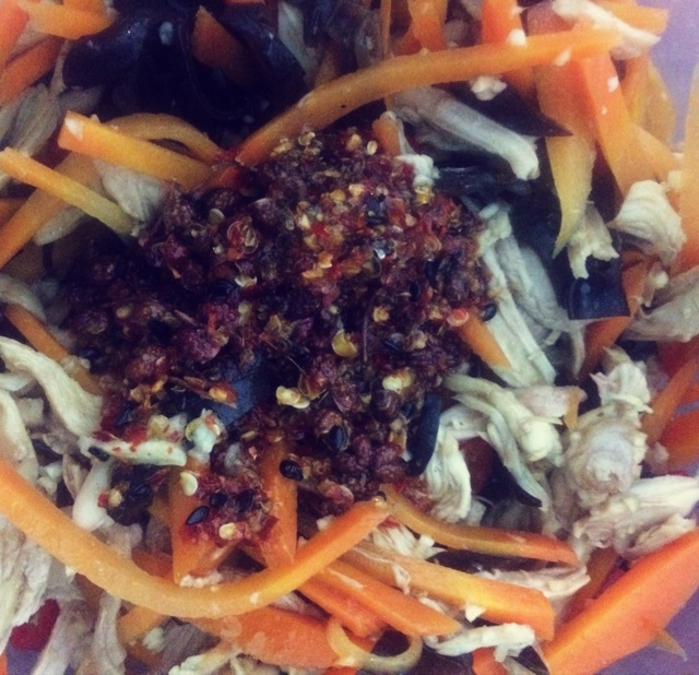 减脂健身｜凉拌手撕鸡丝（香辣&麻油版）