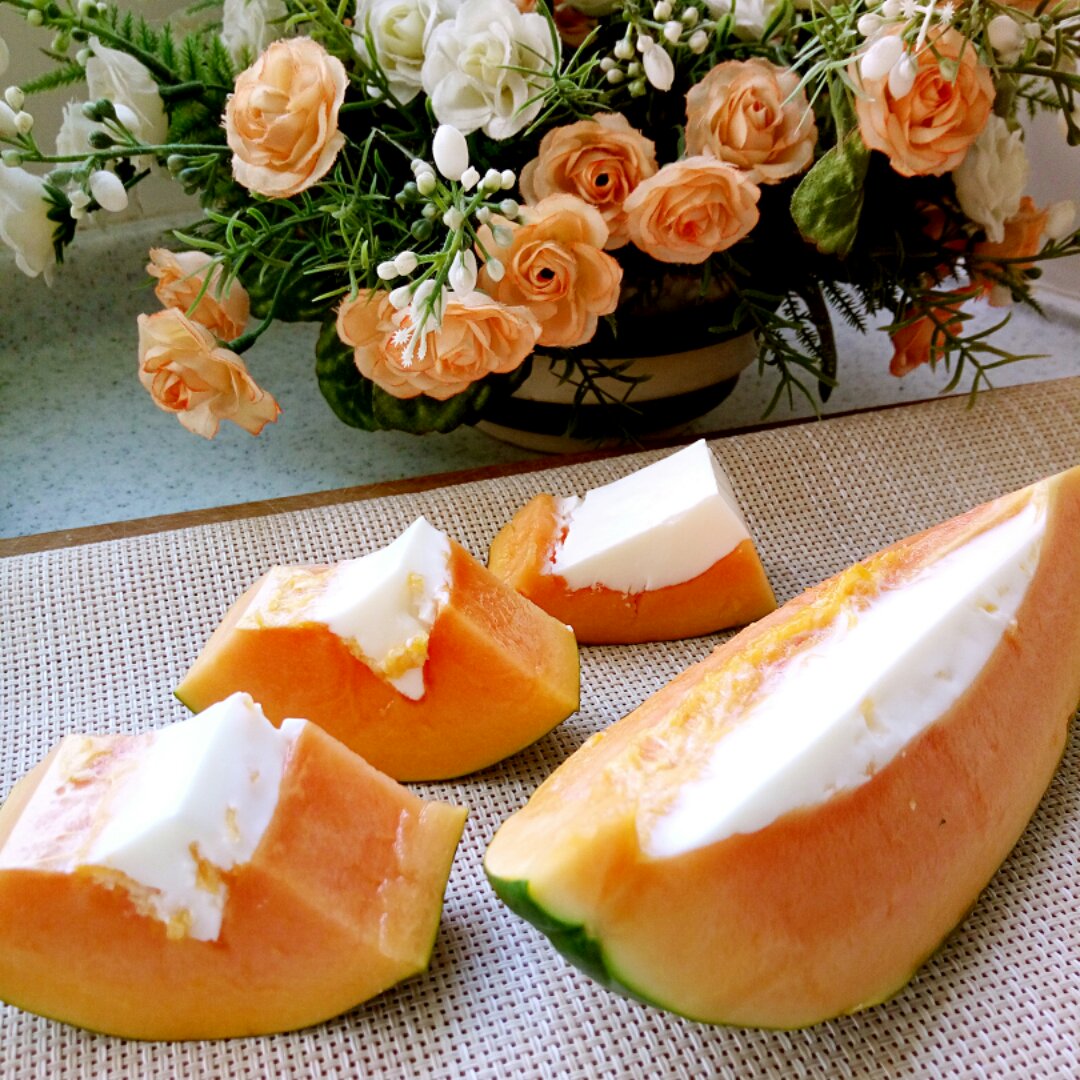 木瓜椰奶冻