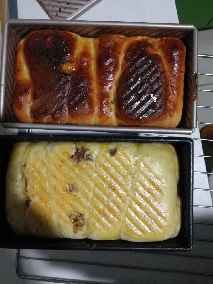 芦荟yg做的用烤箱自己做面包--手工牛奶吐司面包