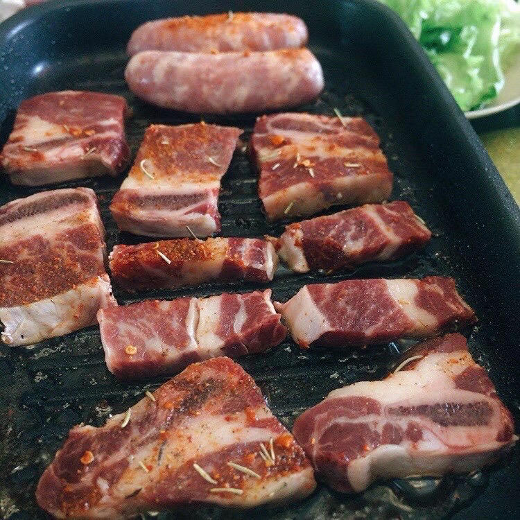 摩飞锅家庭烤肉