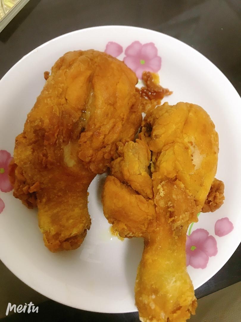 不用炸鸡粉也可以炸出酥脆炸鸡腿