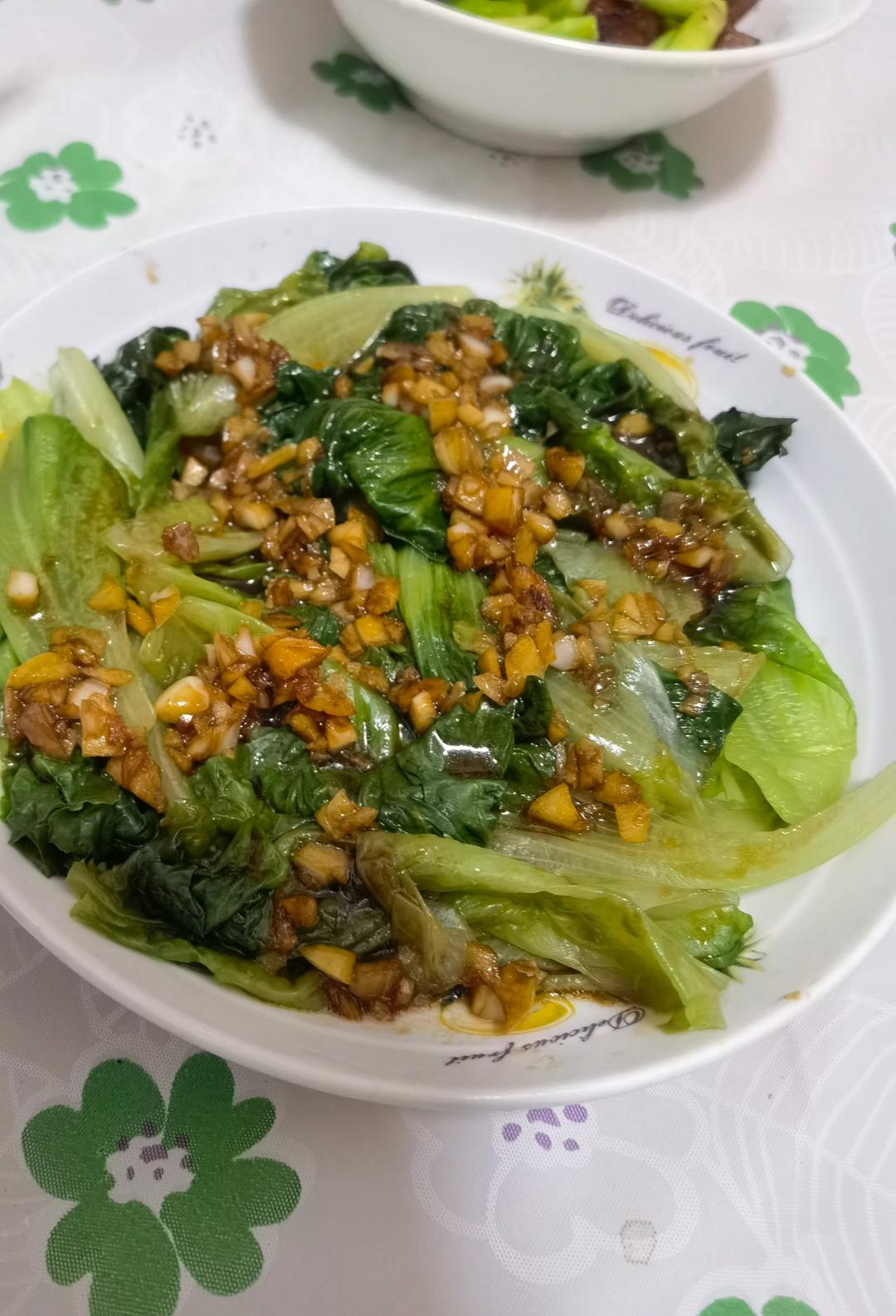 白灼生菜（罗马生菜）