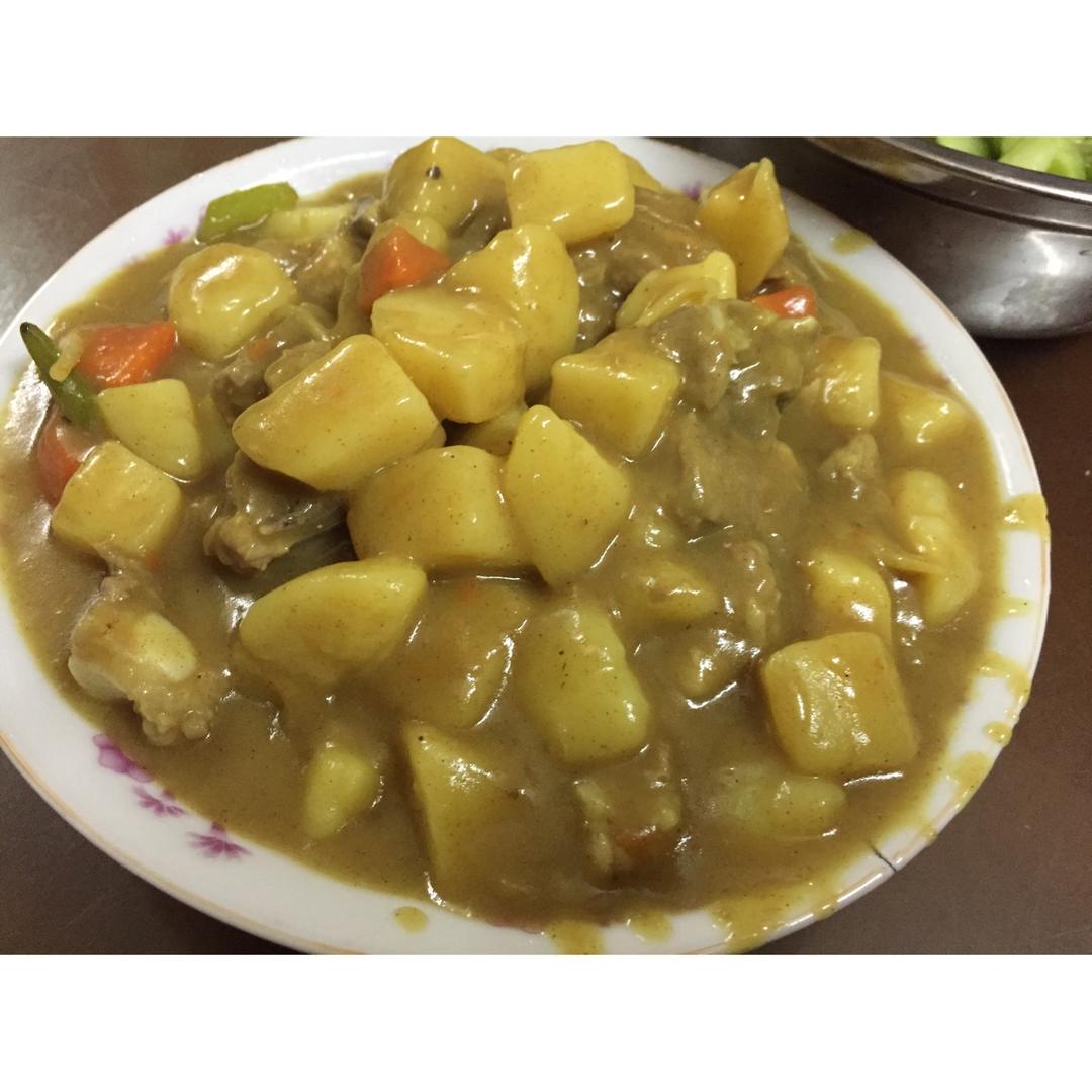 咖喱土豆排骨