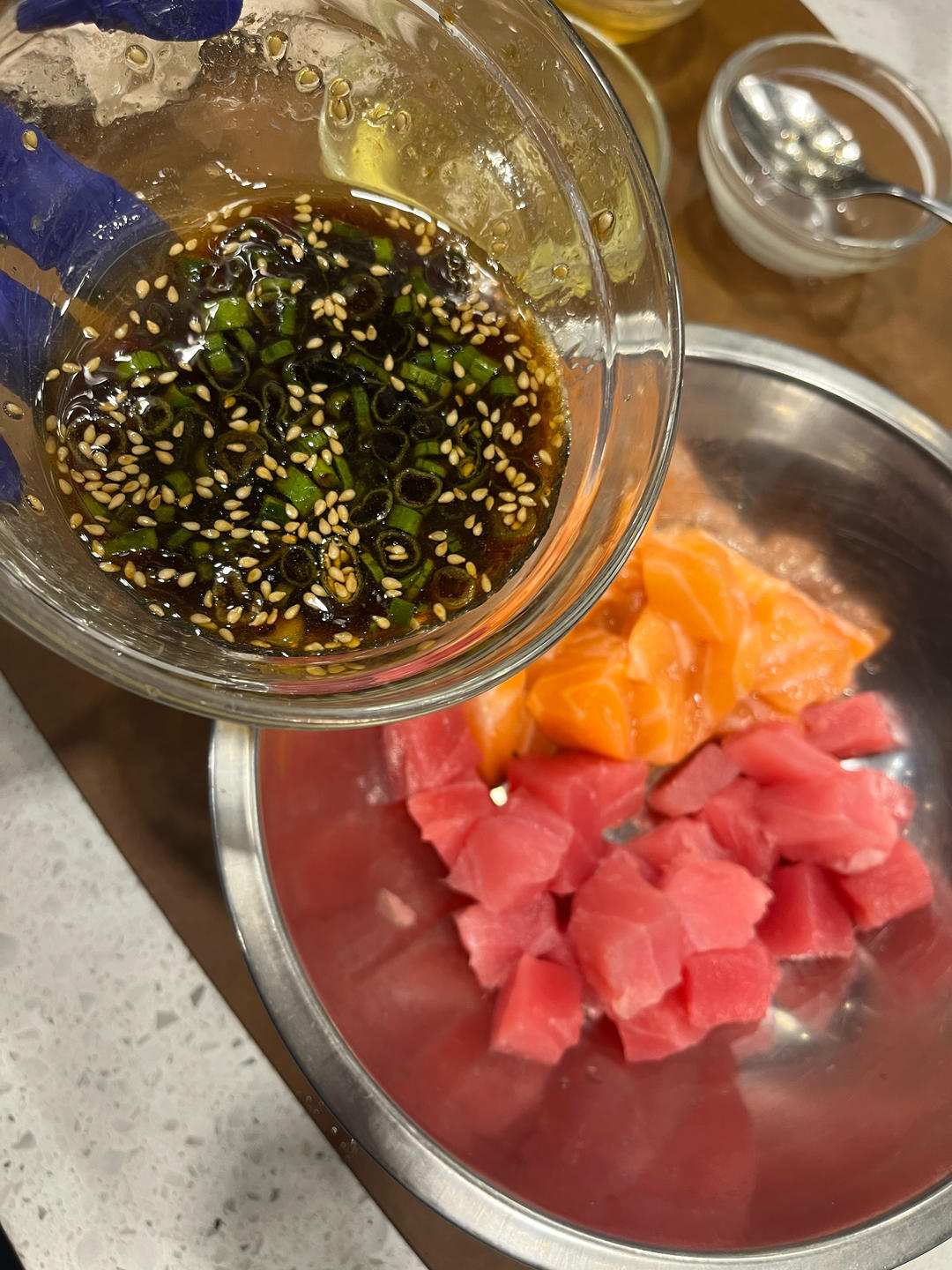 海鲜波奇饭的做法