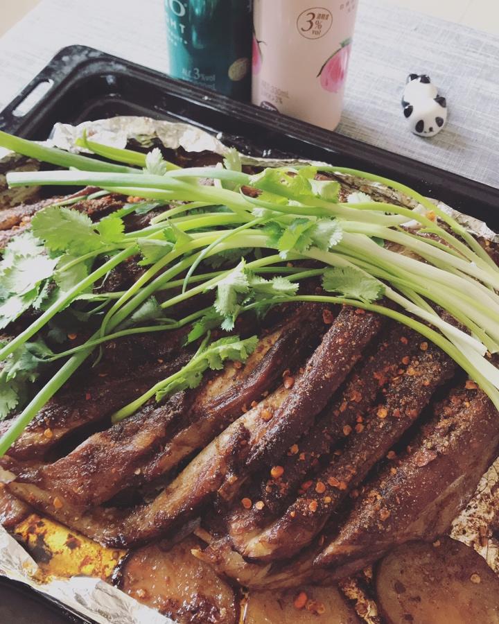 烤箱版的烤羊排
