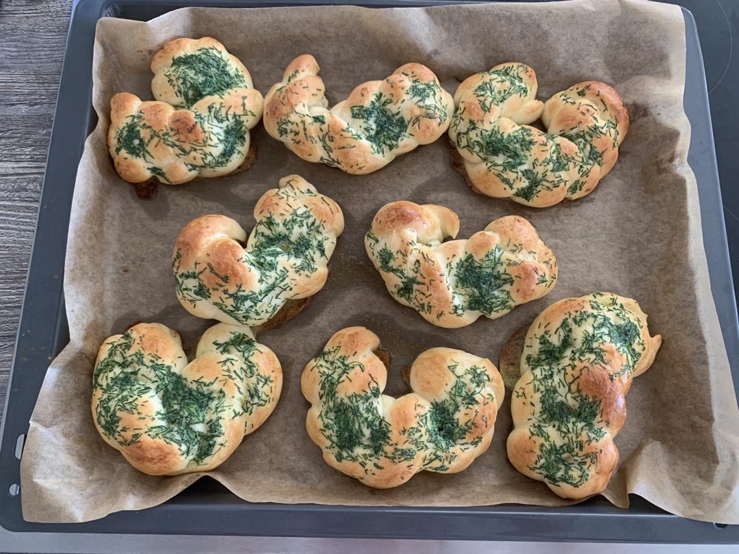 牛油香葱软面包 可以一天三顿都吃它！