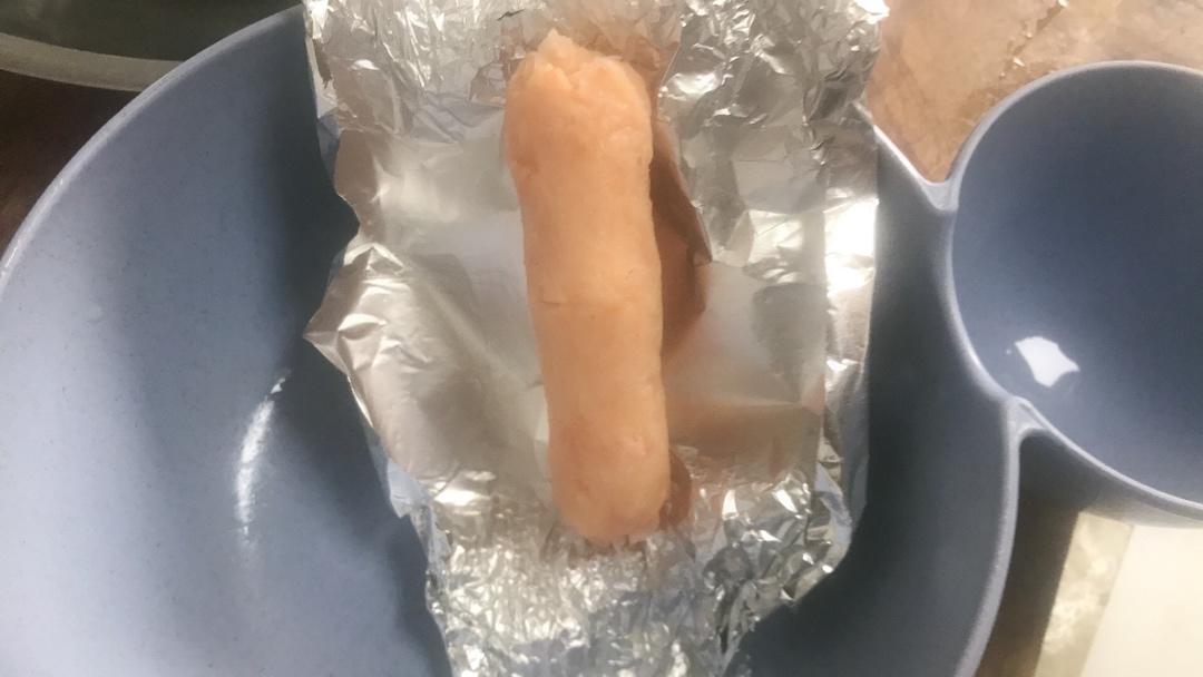 宝宝辅食虾肠