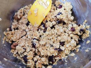 🔥减脂饱腹加餐零食🔥香蕉蔓越莓核桃燕麦饼的做法 步骤7