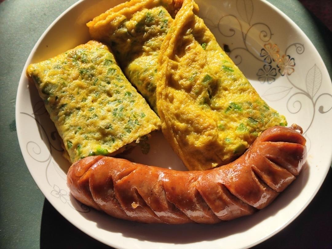 苦瓜蛋饼(少油版)