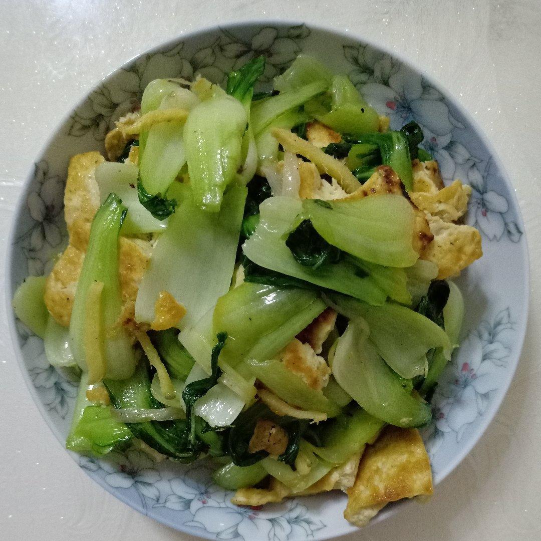 小白菜炒豆腐