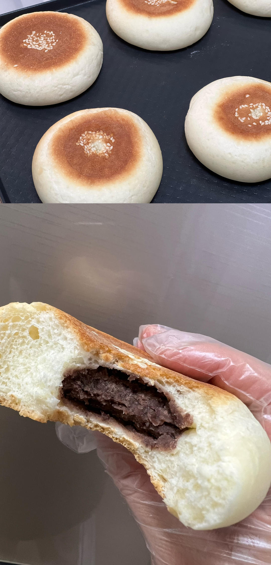 松软烫种汉堡胚