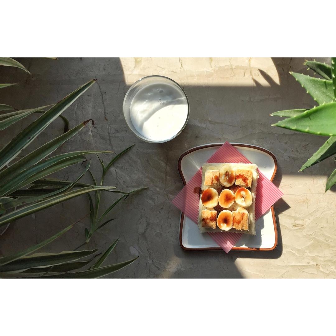 香蕉牛奶