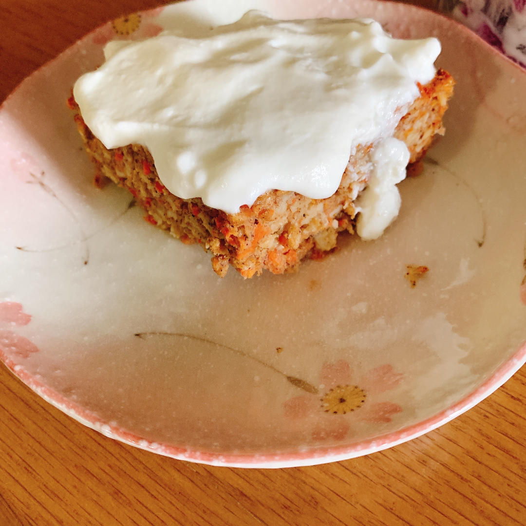 【小美】无糖无油胡萝卜蛋糕