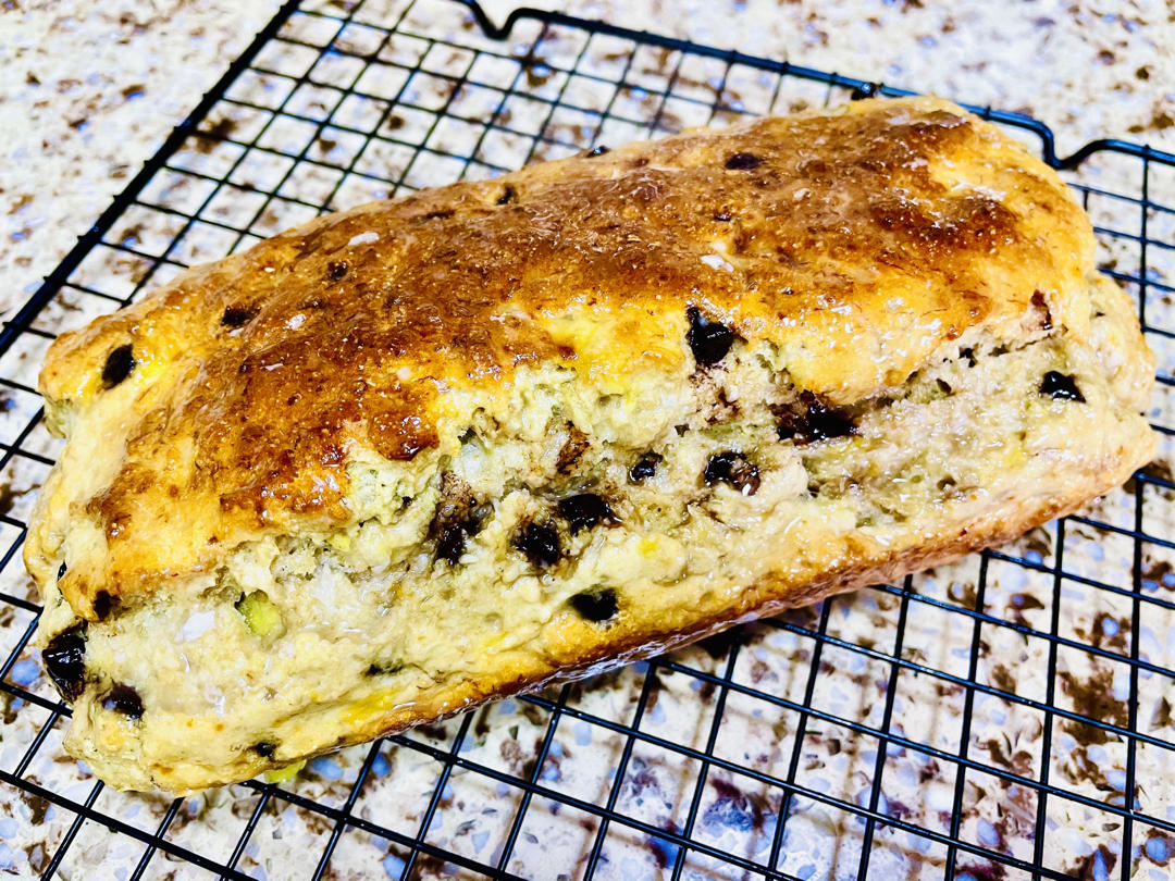 酒酿巧克力咬米快手面包【健康主食】