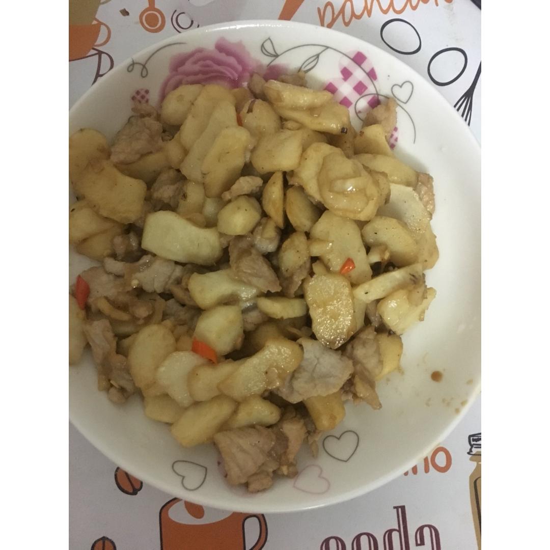 荸荠炒肉丝