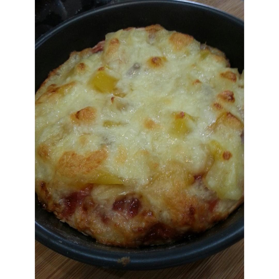 不用酵母的披萨底 No Yeast Pizza Dough