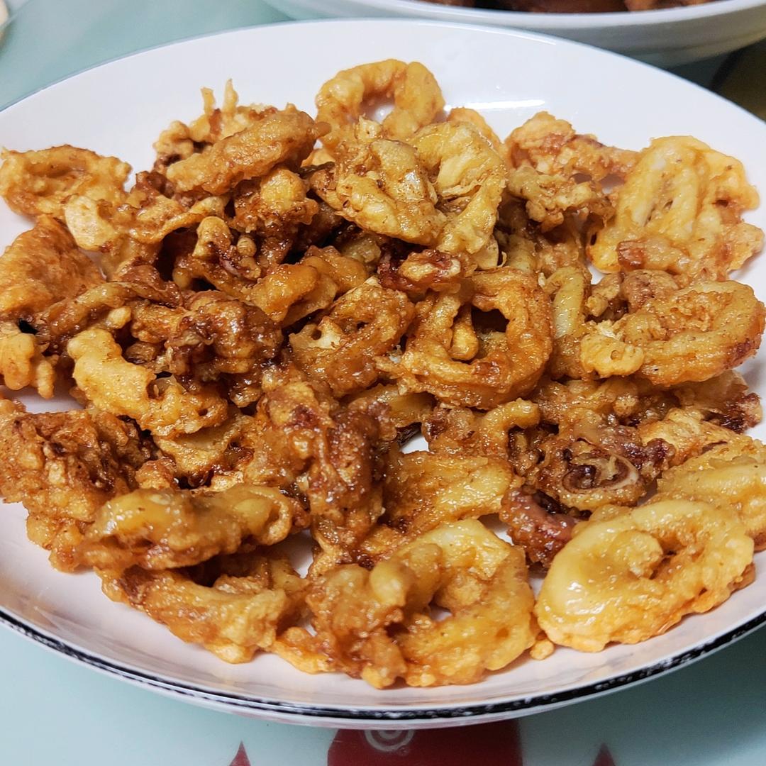 炸鱿鱼