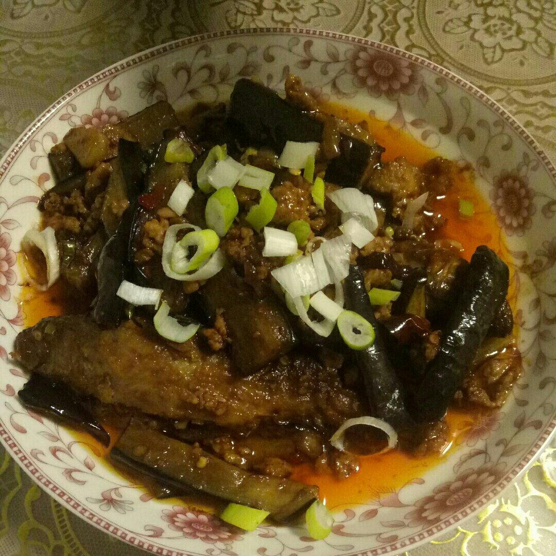 红烧肉沫茄子