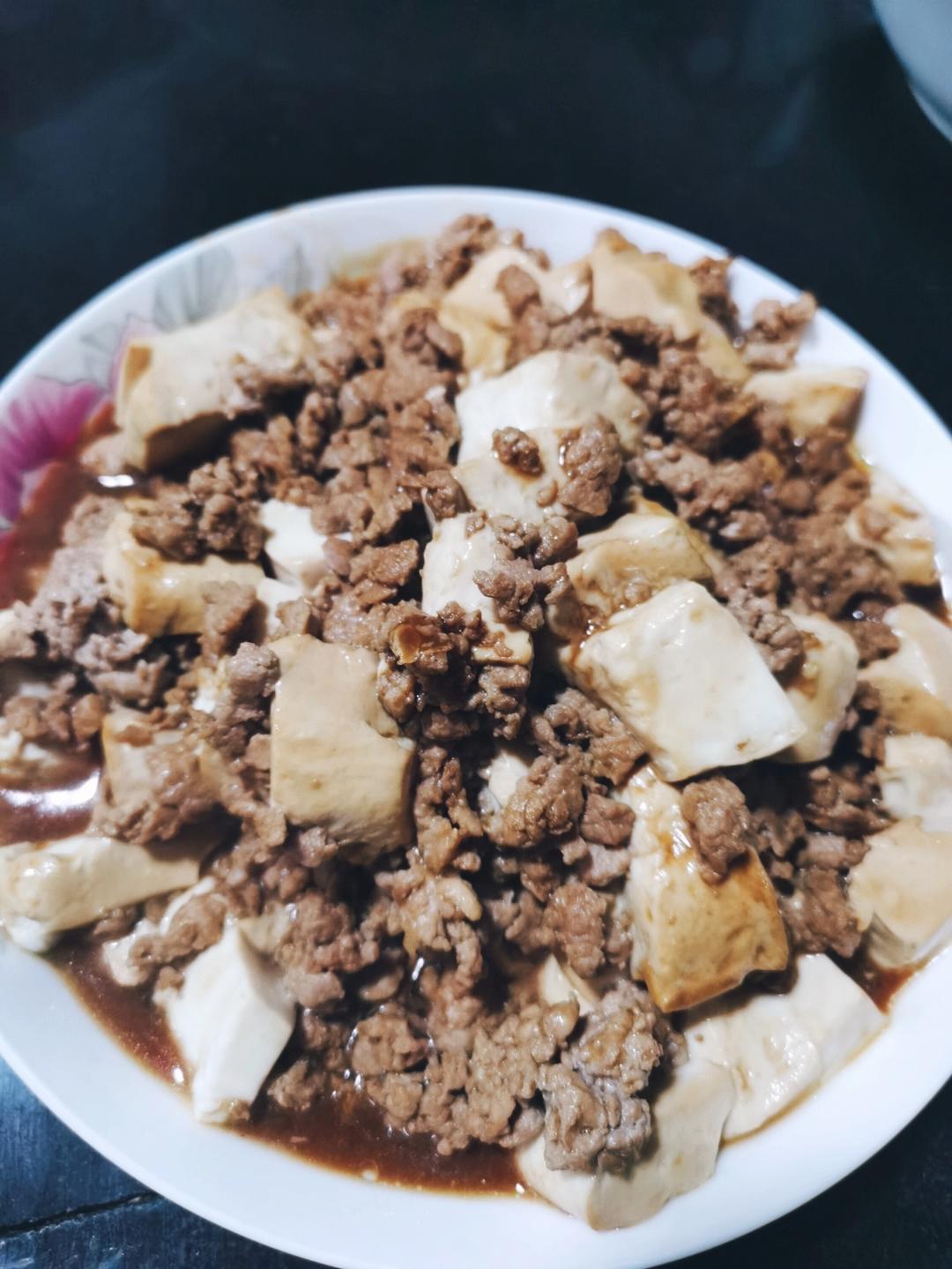 巨下饭！拌饭超好吃的肉末豆腐！做法简单零失败~