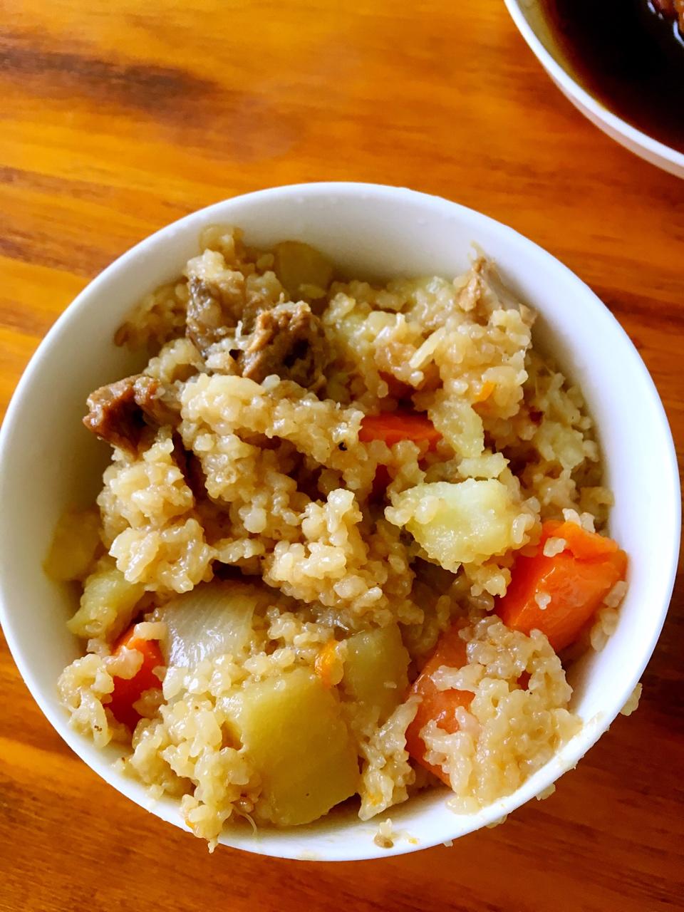 土豆排骨焖饭（多料版）