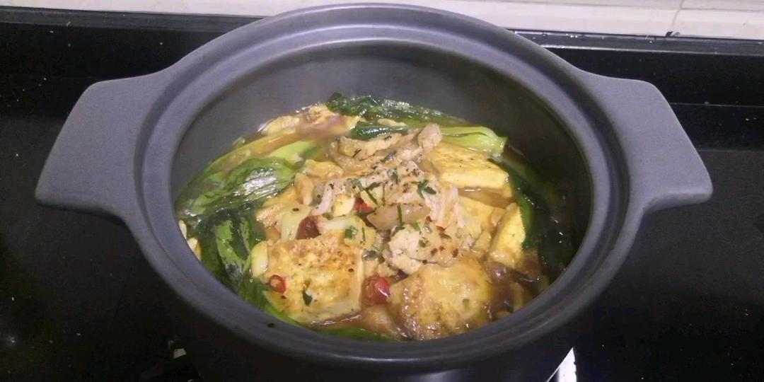 白菜豆腐煲