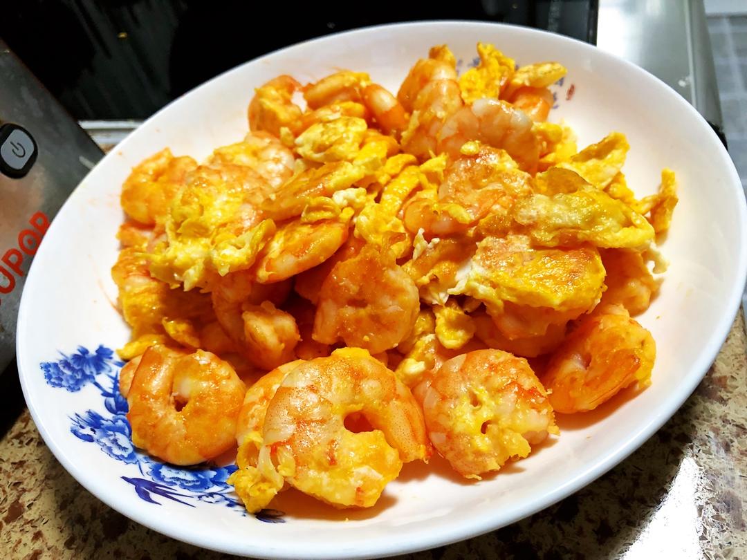 虾仁炒蛋