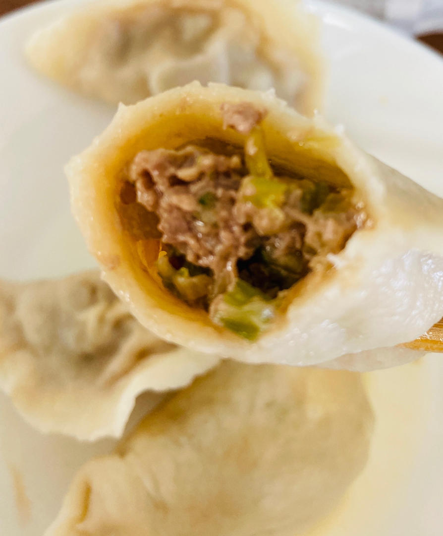 牛肉芹菜馅饺子