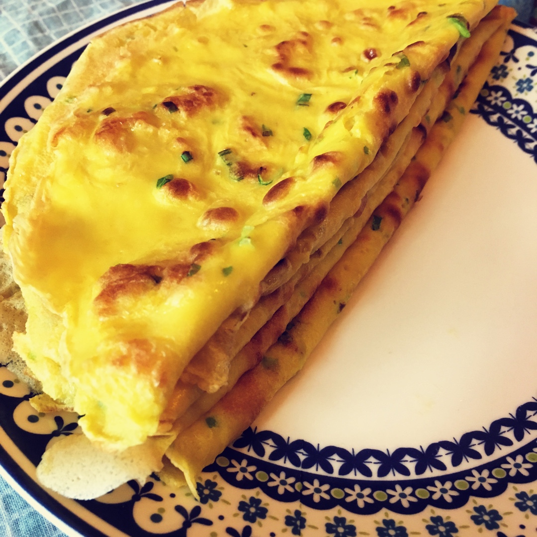 葱花鸡蛋饼
