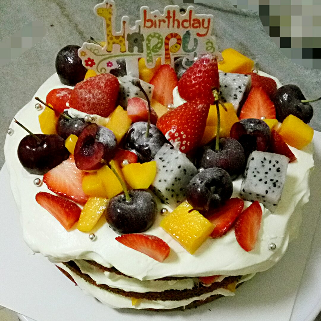 果多多的裸蛋糕