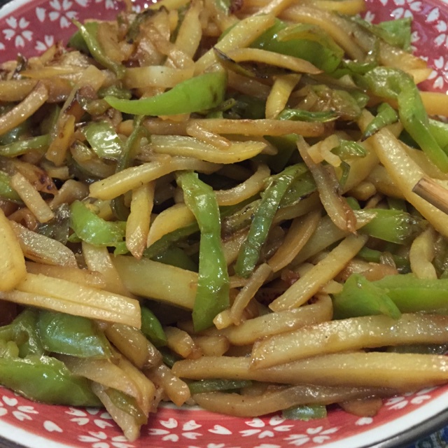 青椒土豆丝