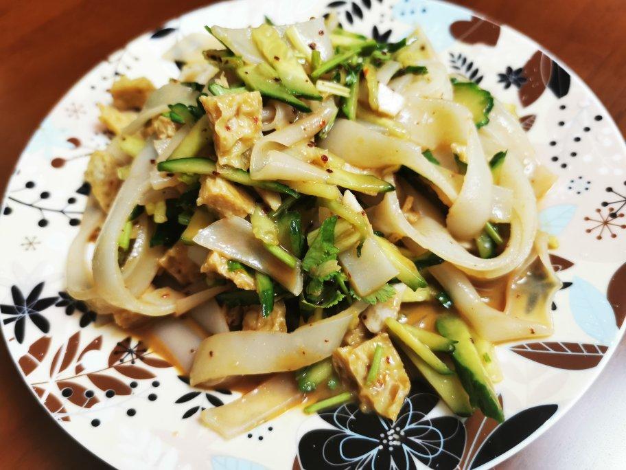 自制凉皮，面筋